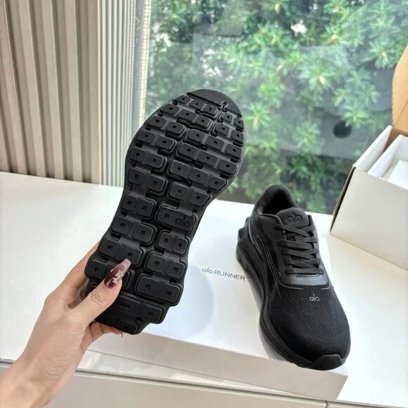 ALO Yoga Black Runner Sneakers - Picture 4 of 5